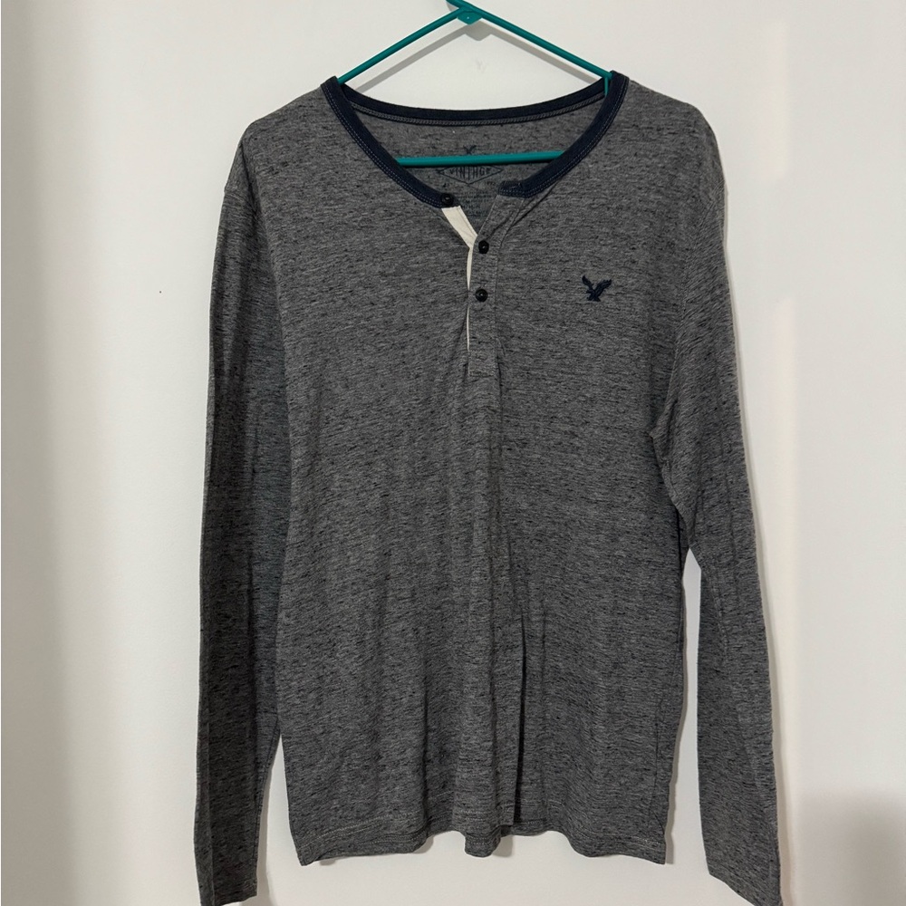 American Eagle Outfitters Heather Gray Vintage Tee